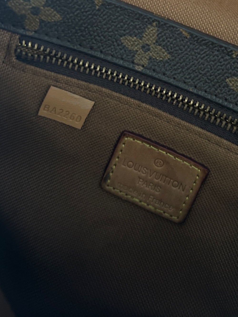 Beautiful Brown Monogram Saddle Bag with Gold Chain Strap - Picture 13 of 13